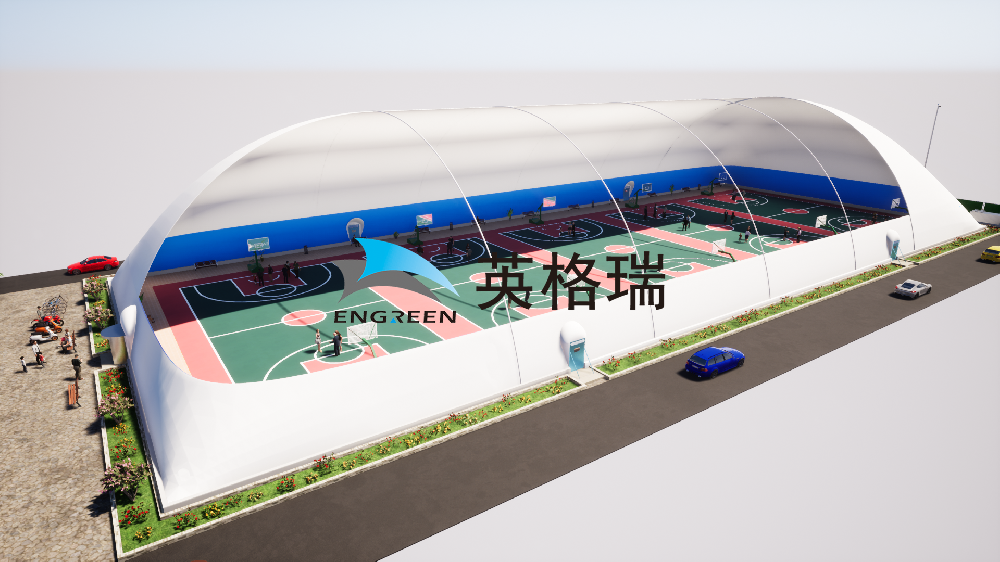 投資建造一個氣膜體育館的造價是多少？